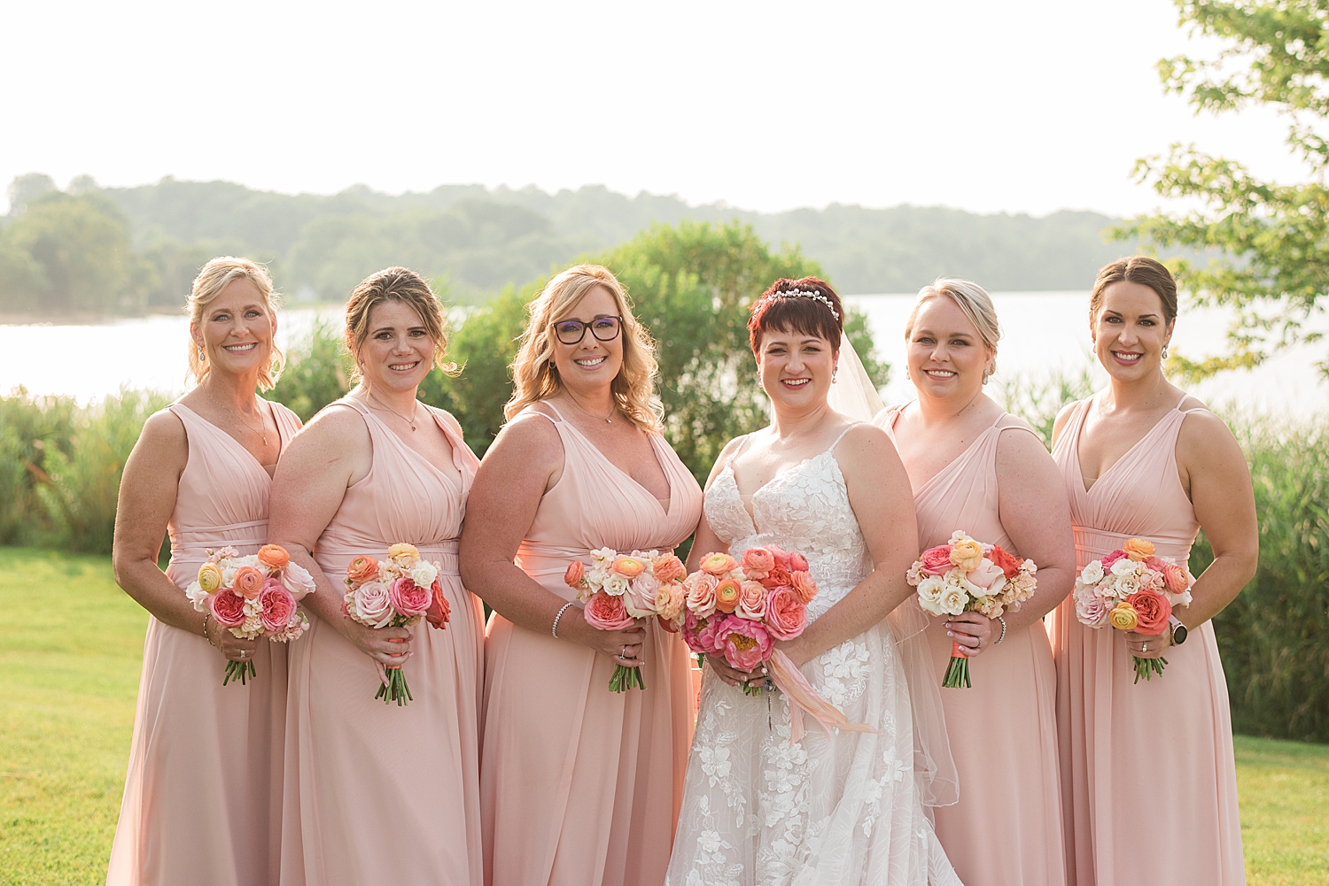 bridesmaids portrait