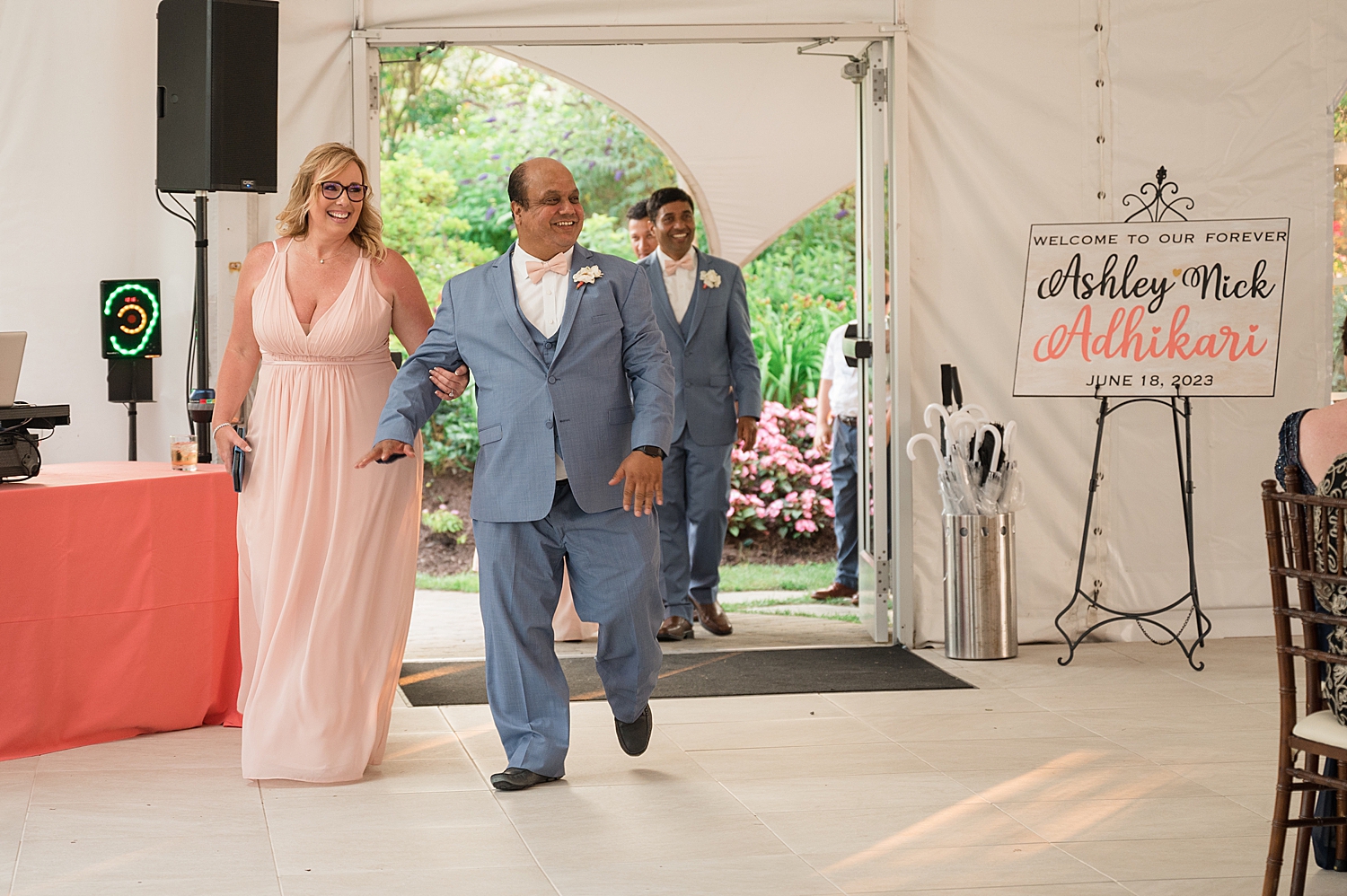 wedding party entrances