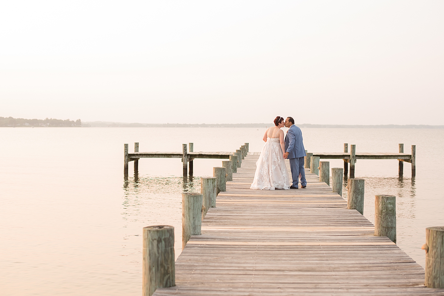 couple portrait on the pier