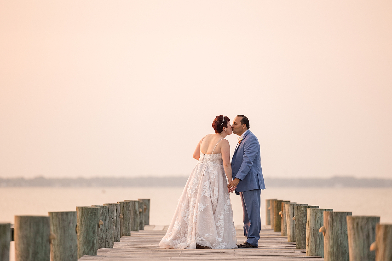 couple portrait on the pier