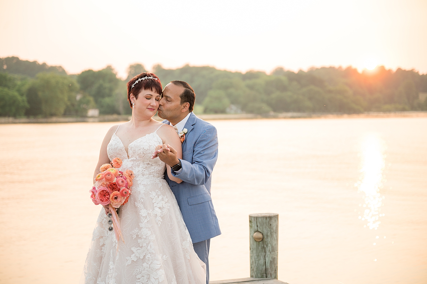 couple portrait on the pier