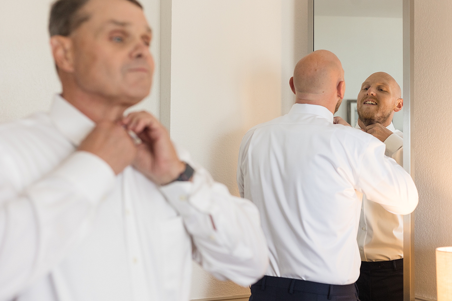 groom getting ready