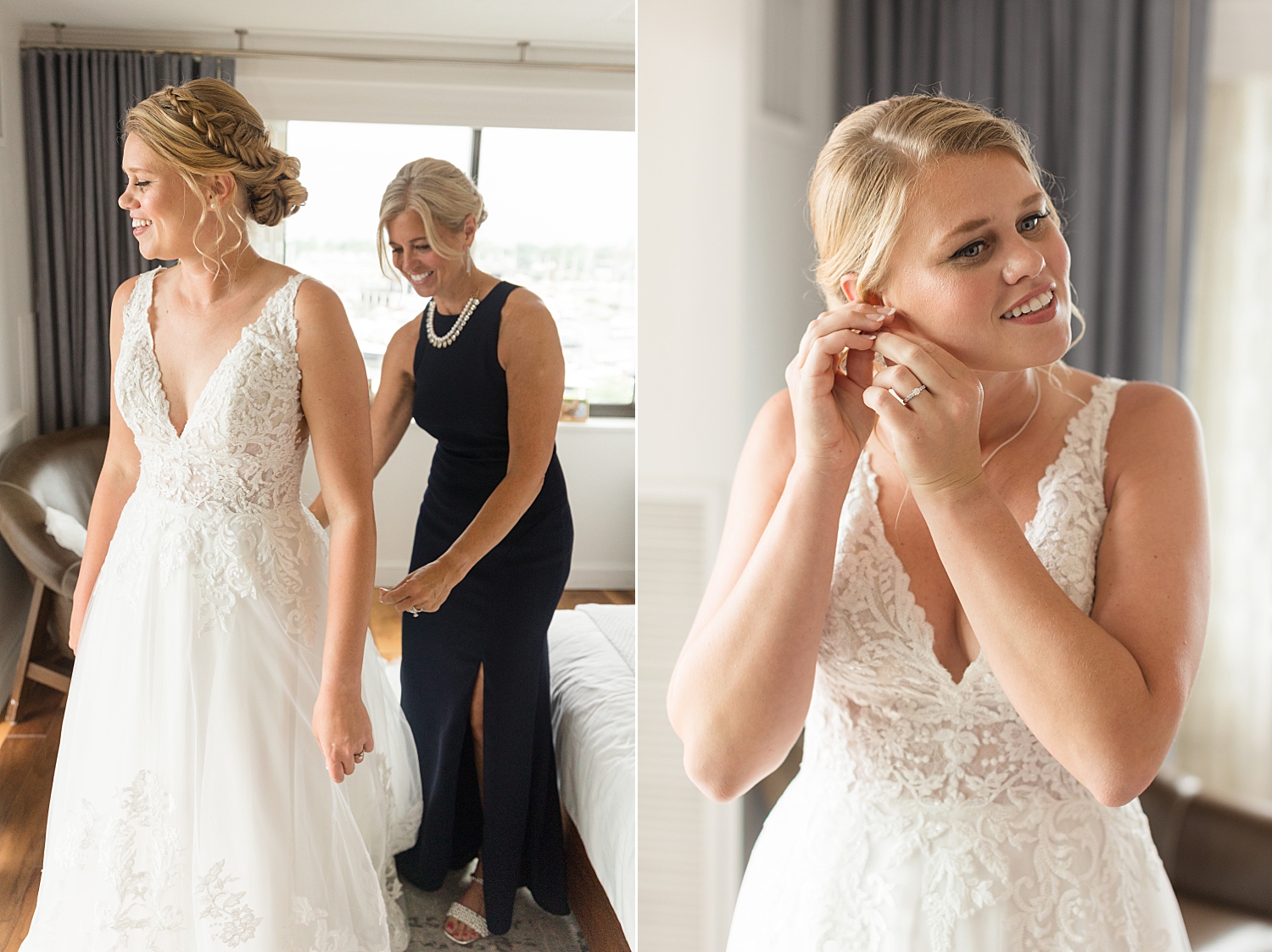 bride getting ready