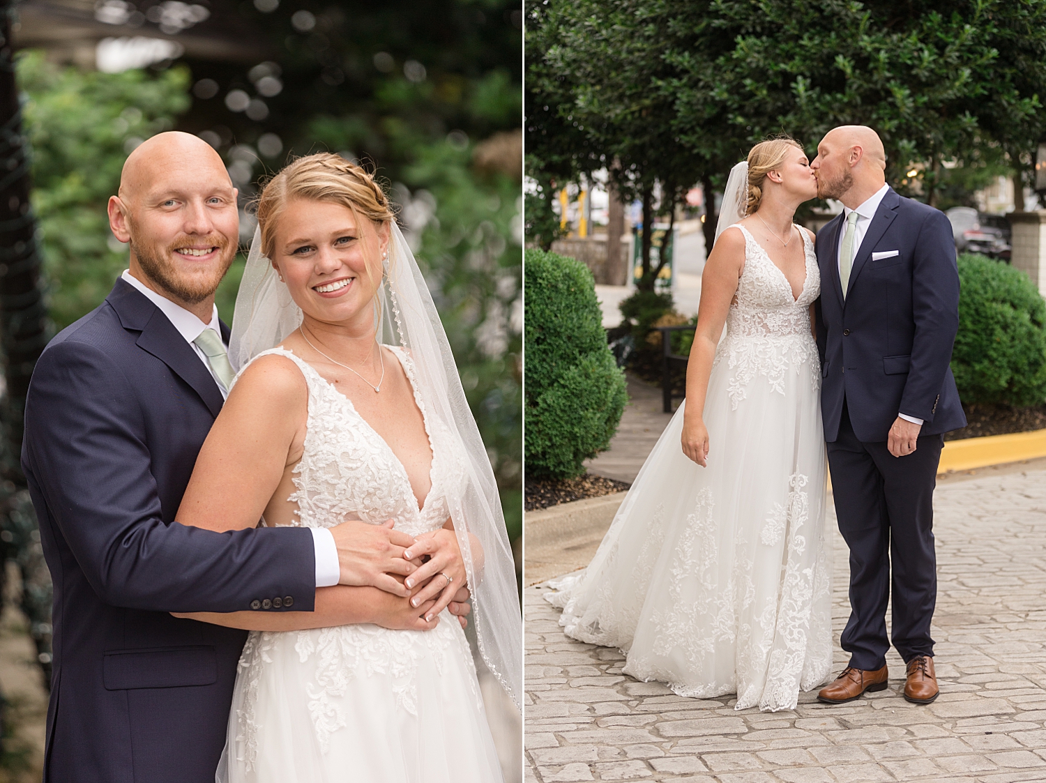 bride and groom annapolis portrait