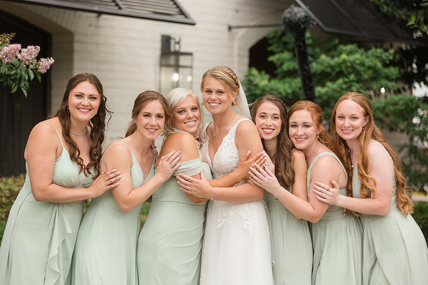 bridesmaids portrait