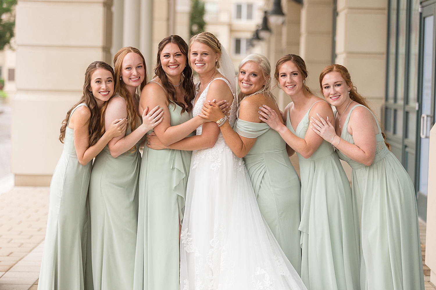 bridesmaids portrait