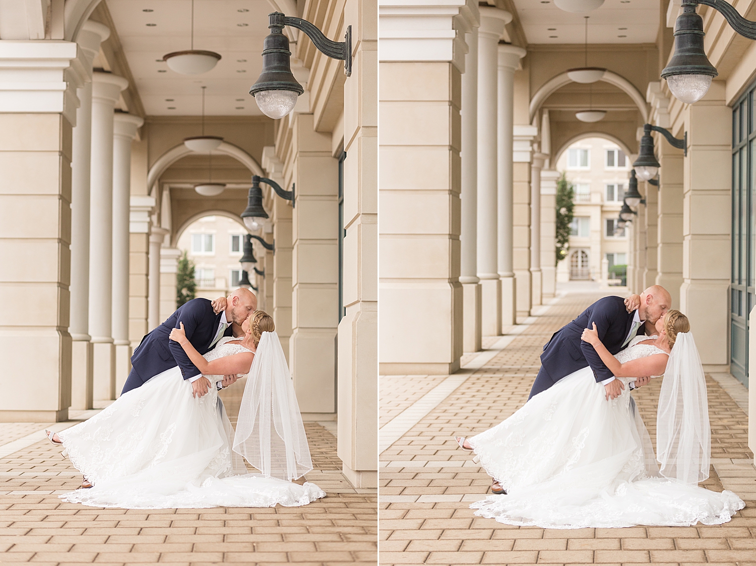 bride and groom portrait in annapolis