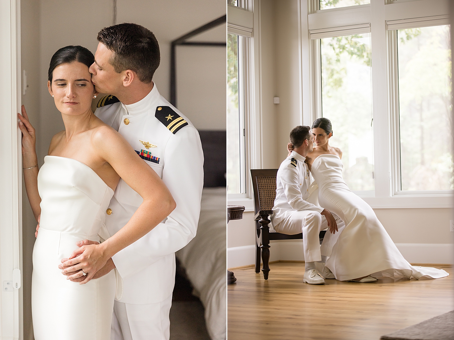 bride and groom portrait