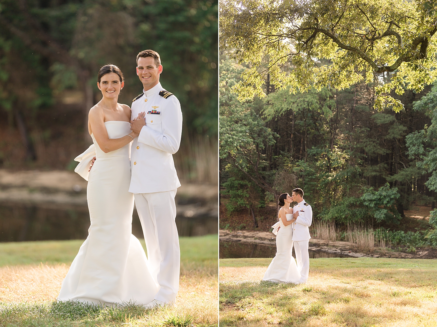 annapolis bride and groom portrait