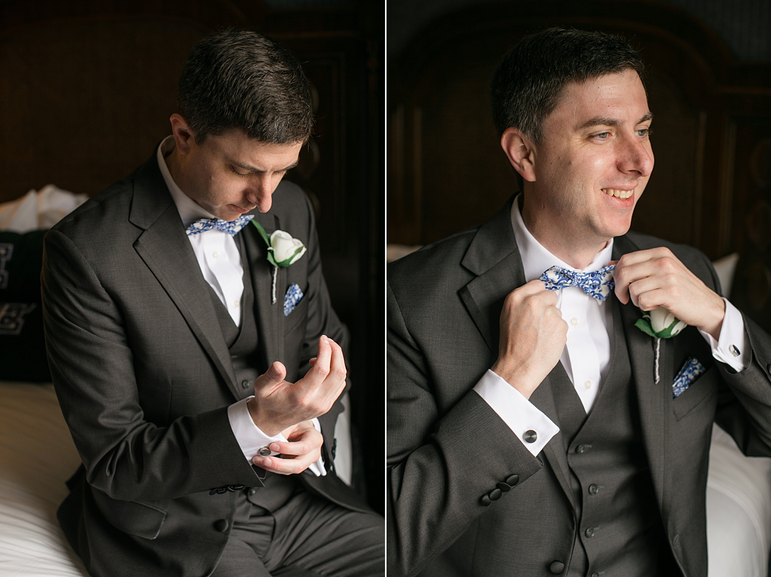 groom getting ready