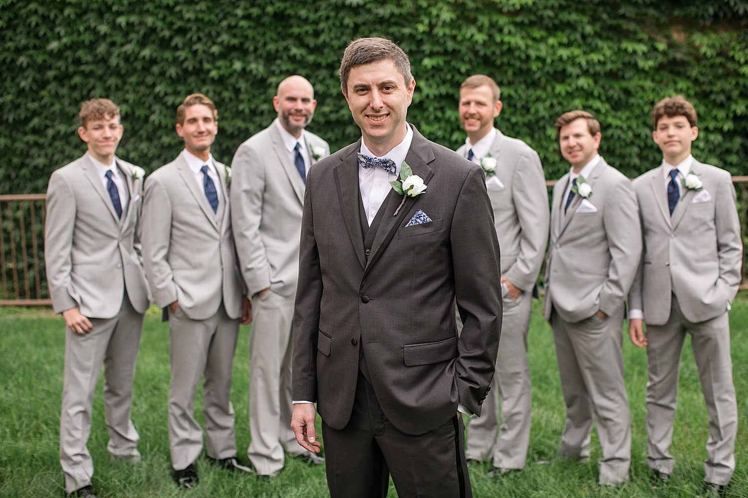 groomsmen portrait