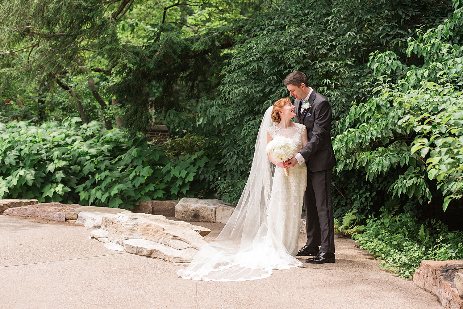 bride and groom portrait