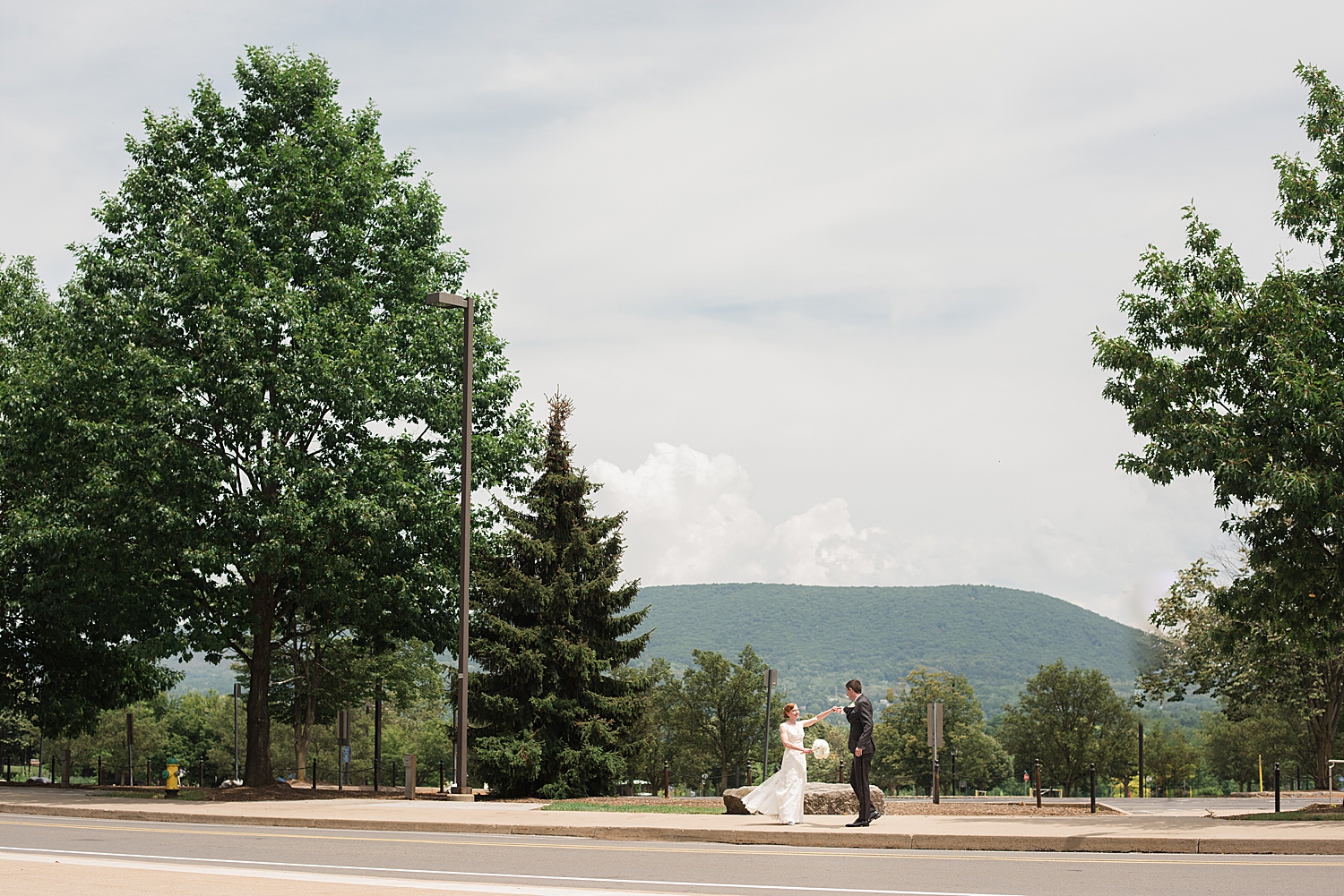 bride and groom portrait