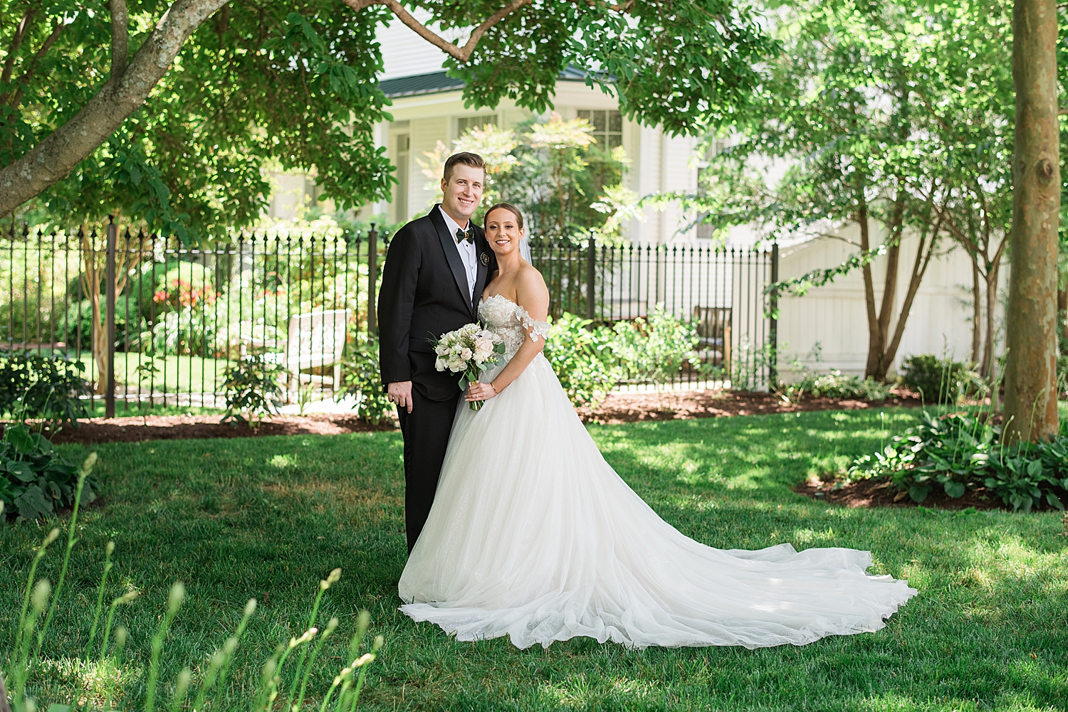 bride and groom portrait