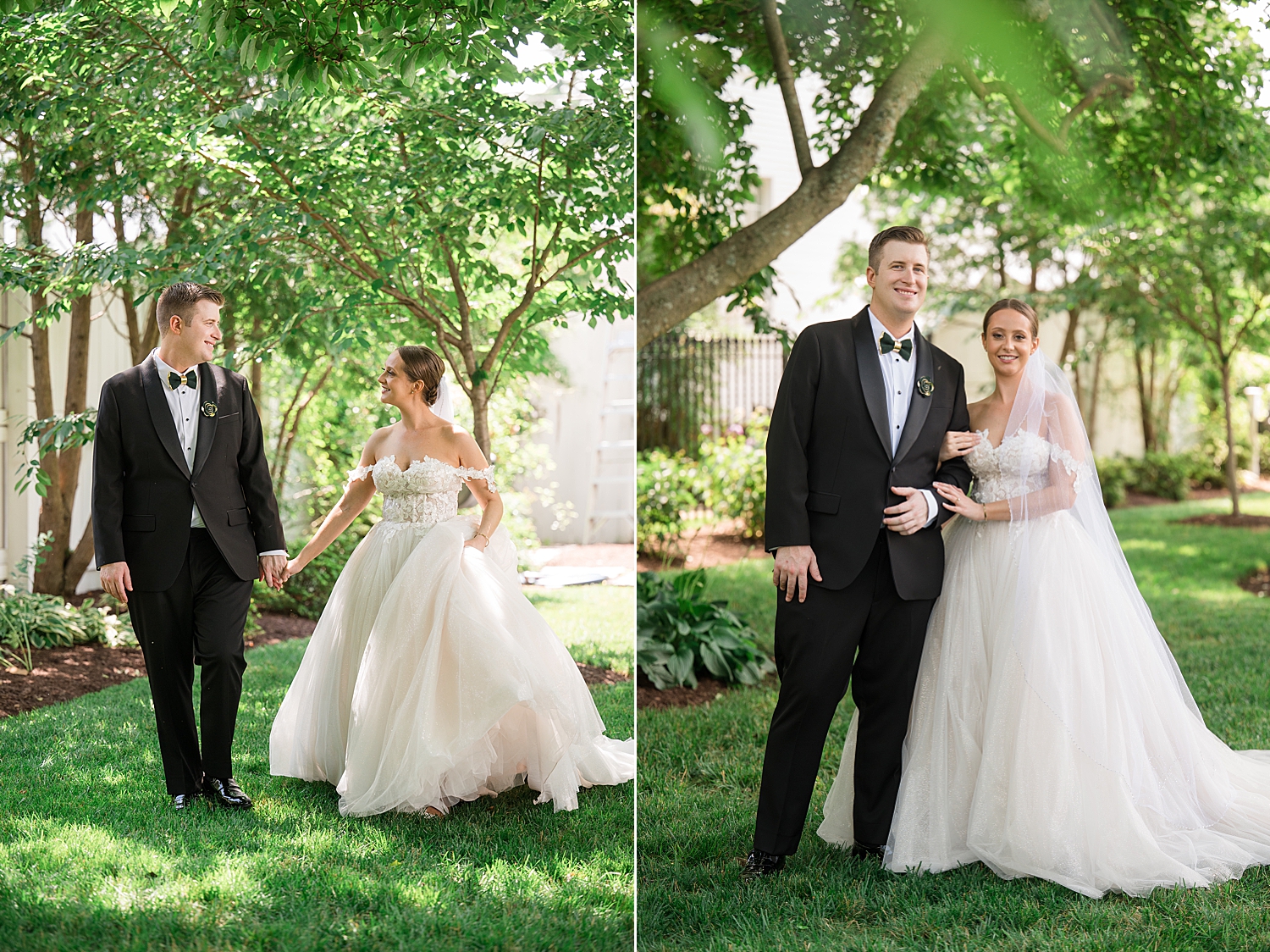 bride and groom portrait