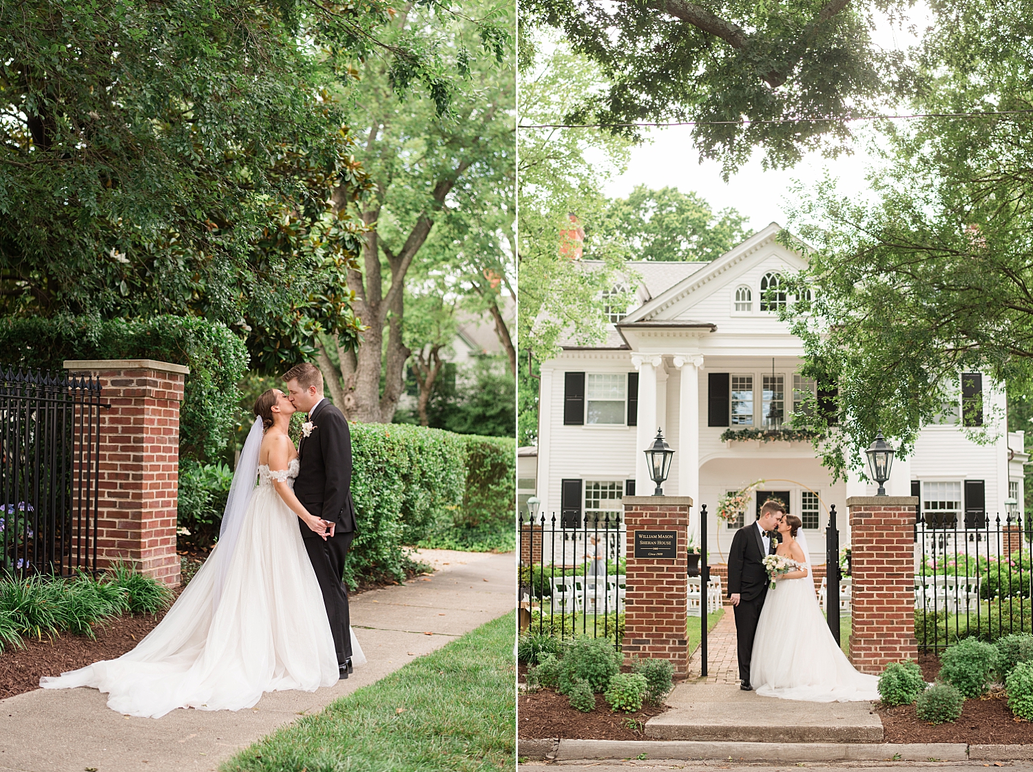 bride and groom portrait wide