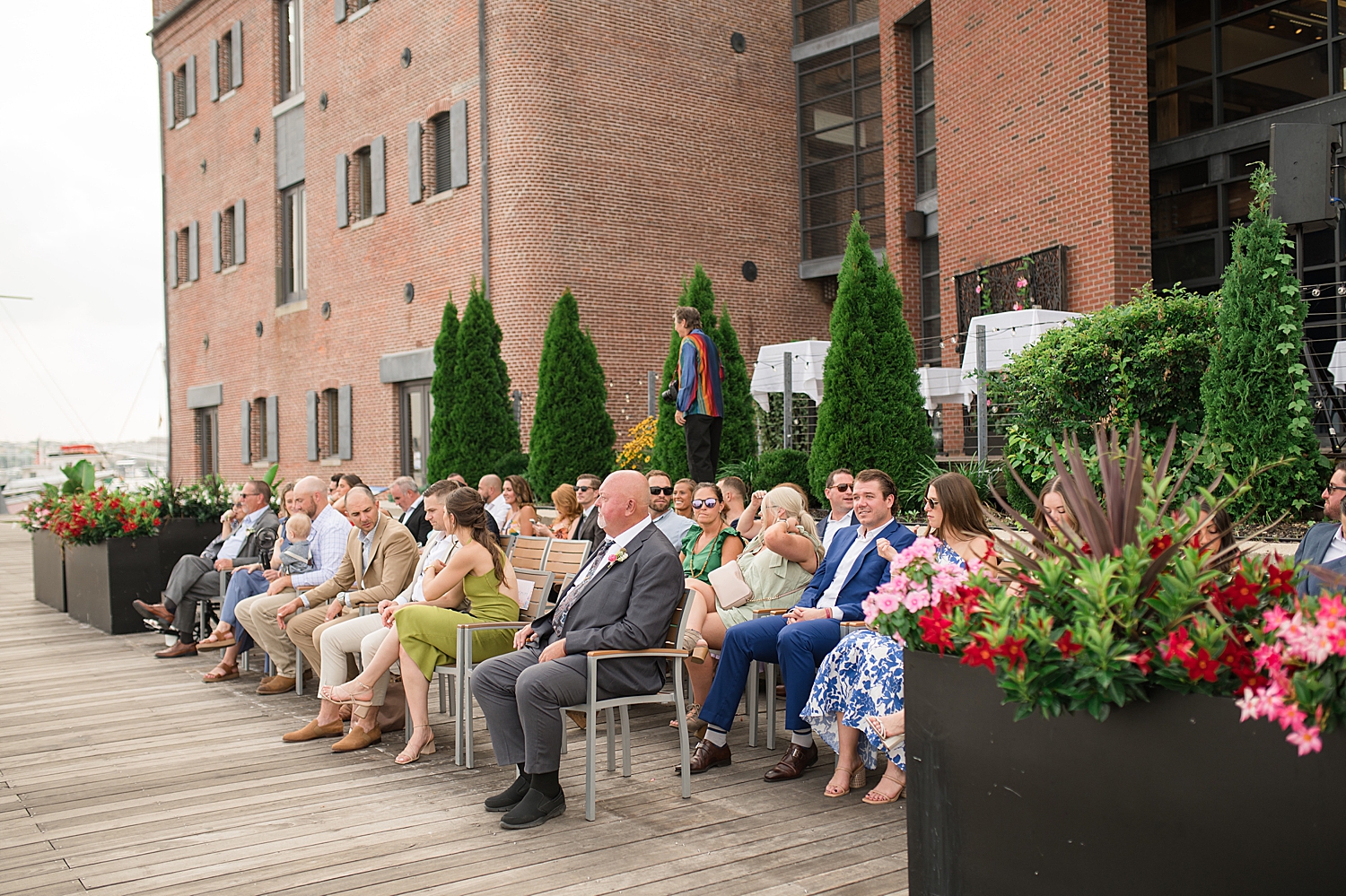 guests waiting for wedding ceremony to begin