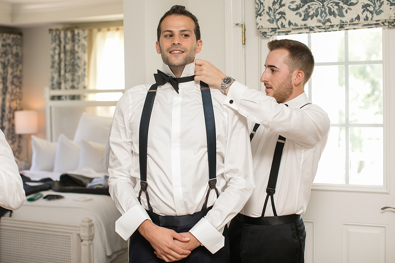 groom getting ready