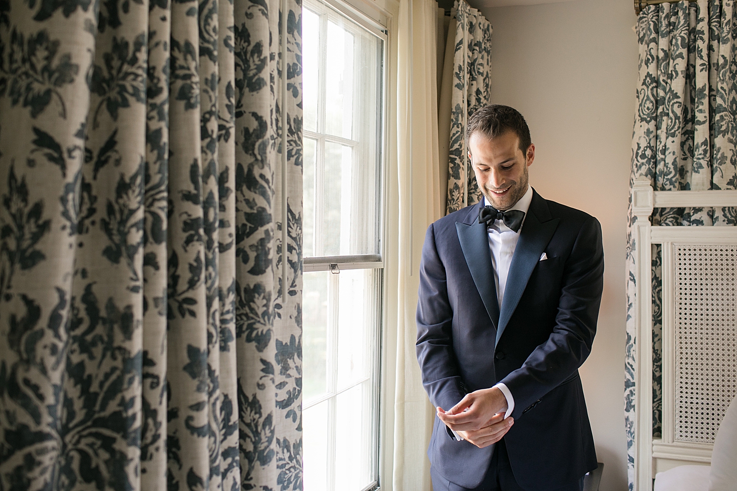 groom getting ready