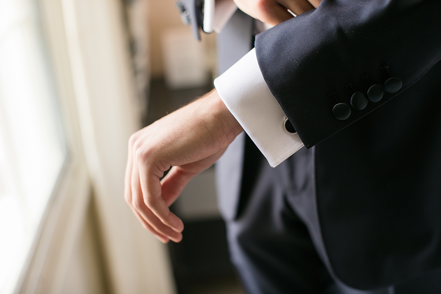 groom getting ready