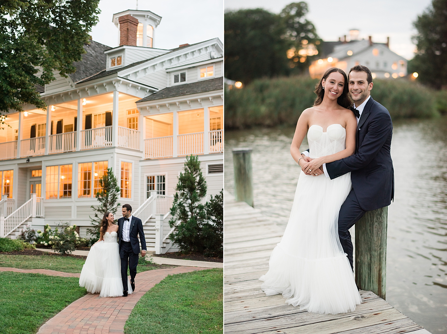 bride and groom portrait kent island resort