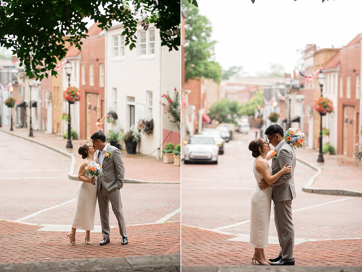 couple portrait downtown annapolis