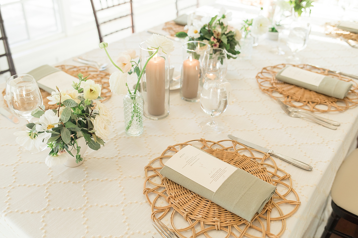 table details wedding reception