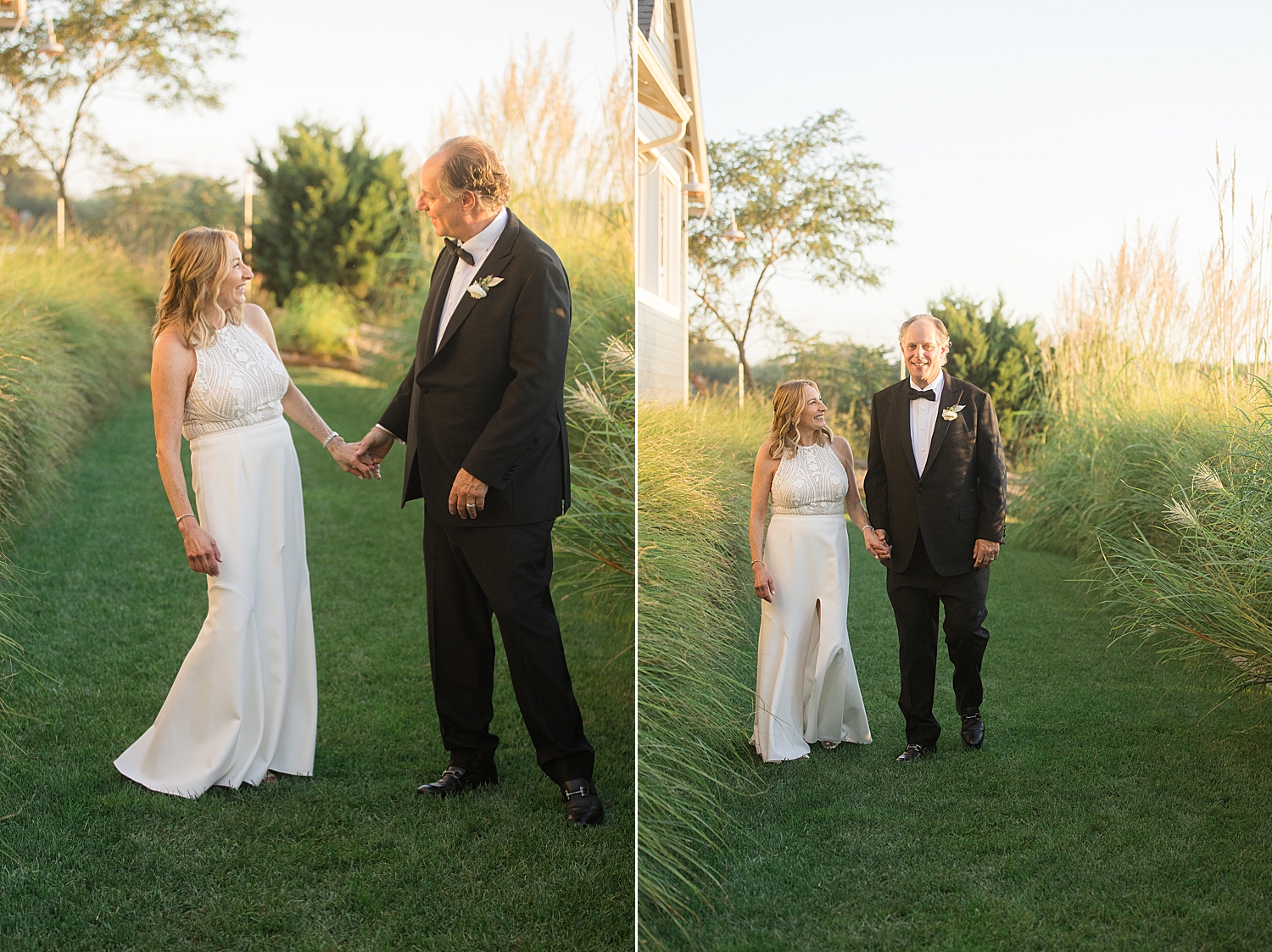 couple portrait in greenery