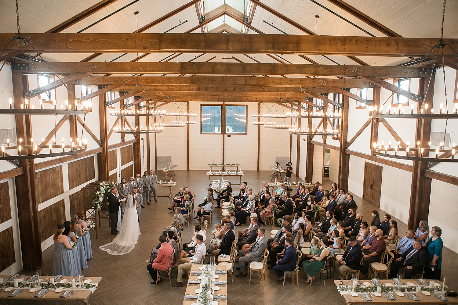 bride and groom at farmstead ceremony kent island resort