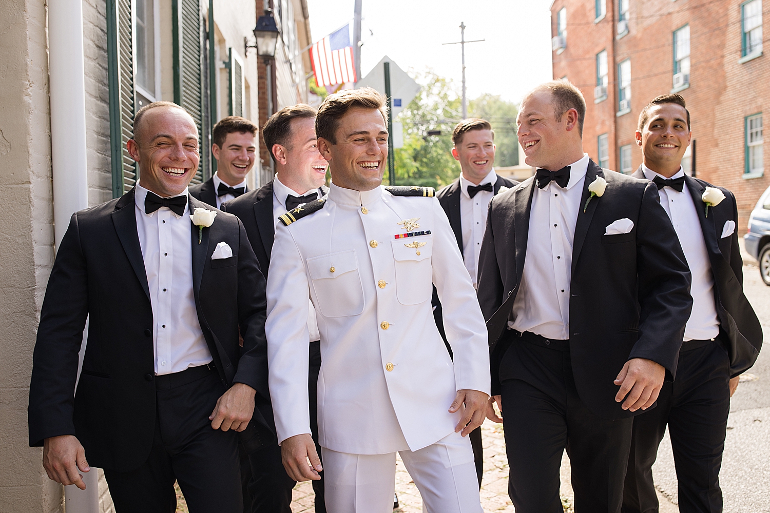 groom with groomsmen