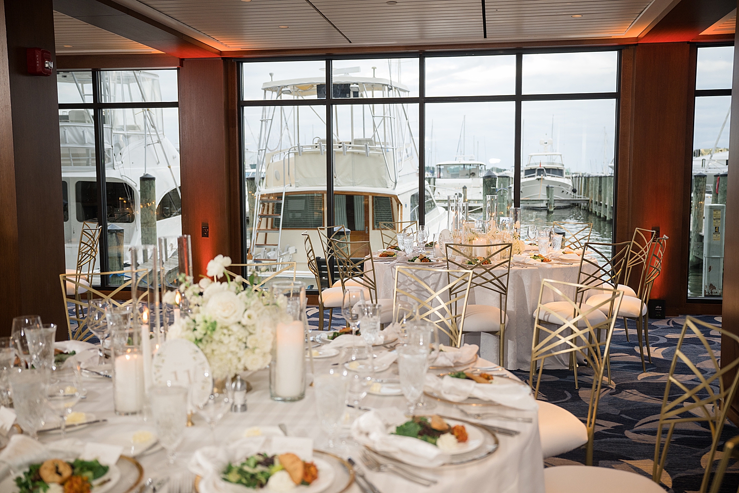 reception yacht club details