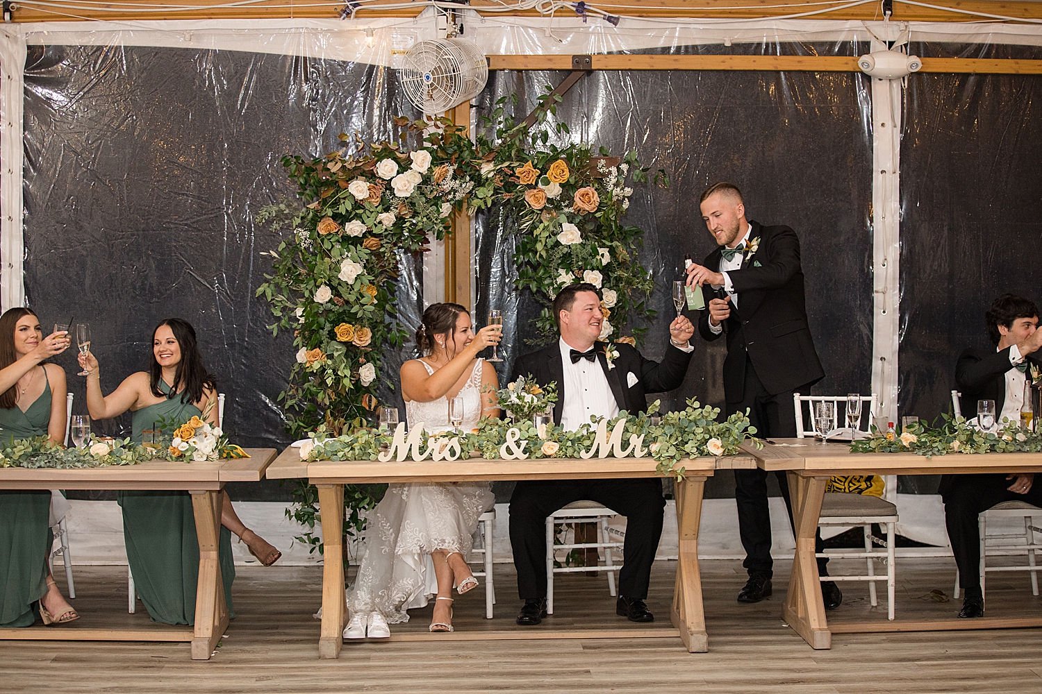 bride and groom toast to speech