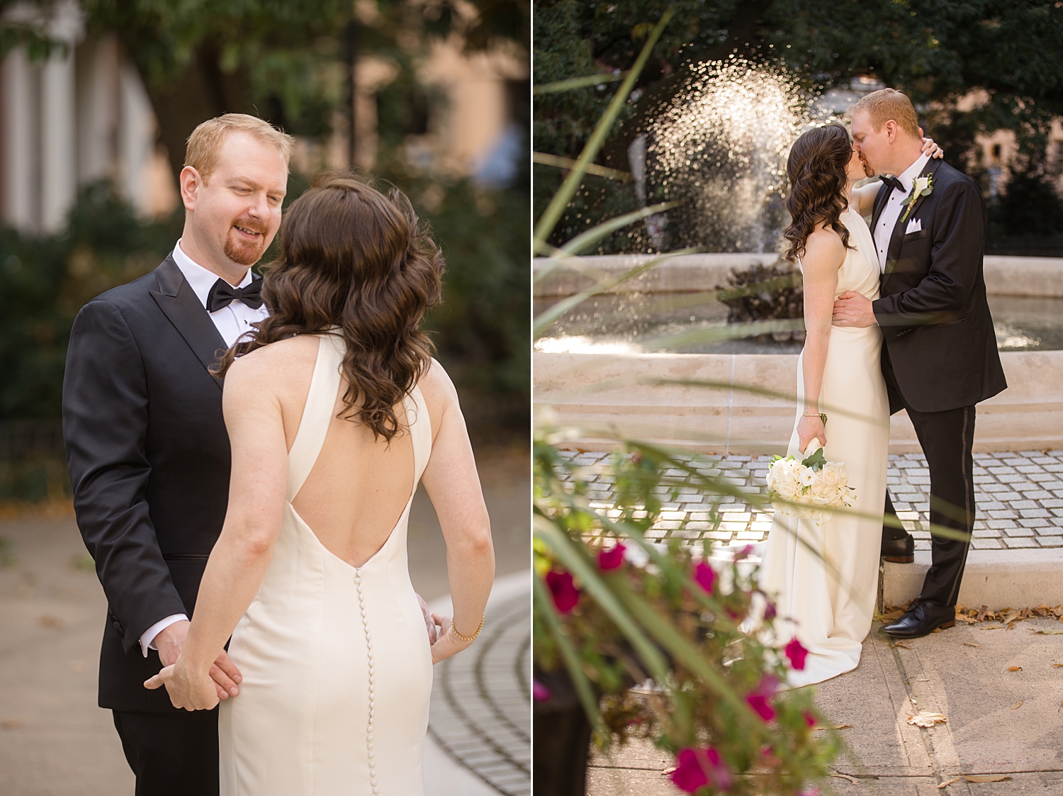 bride and groom portrait baltimore maryland