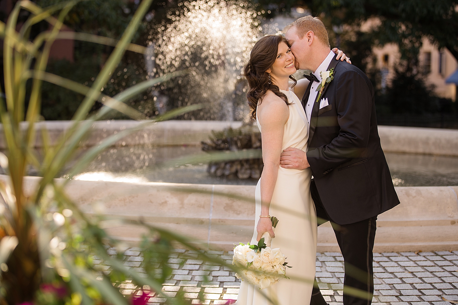 bride and groom portrait baltimore maryland