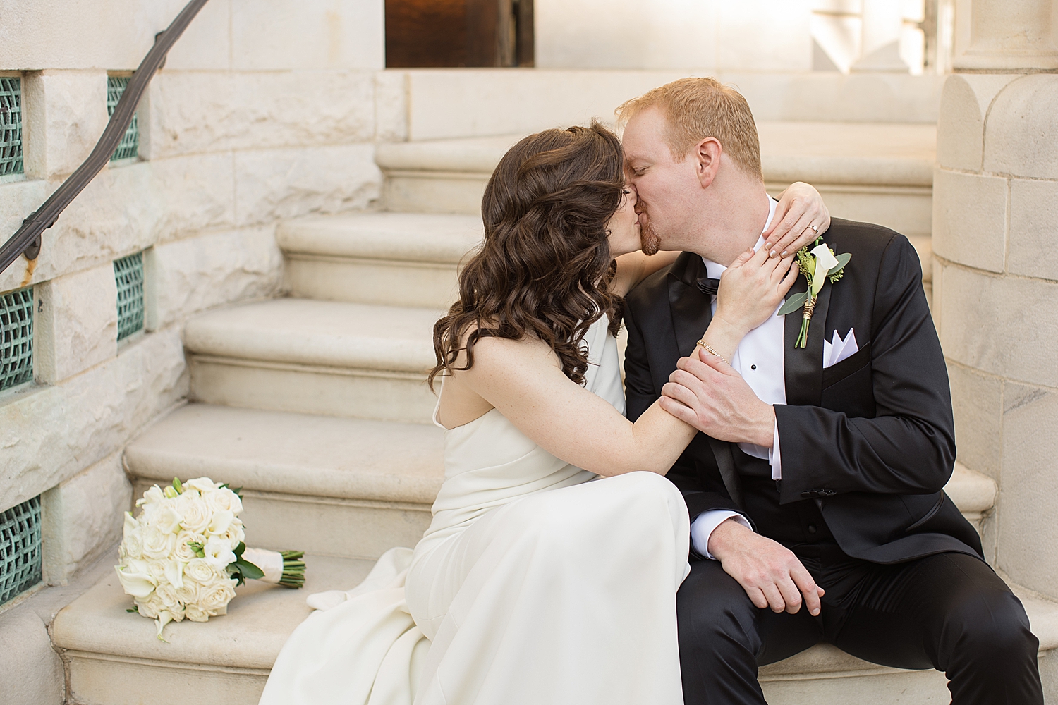 bride and groom portrait baltimore maryland