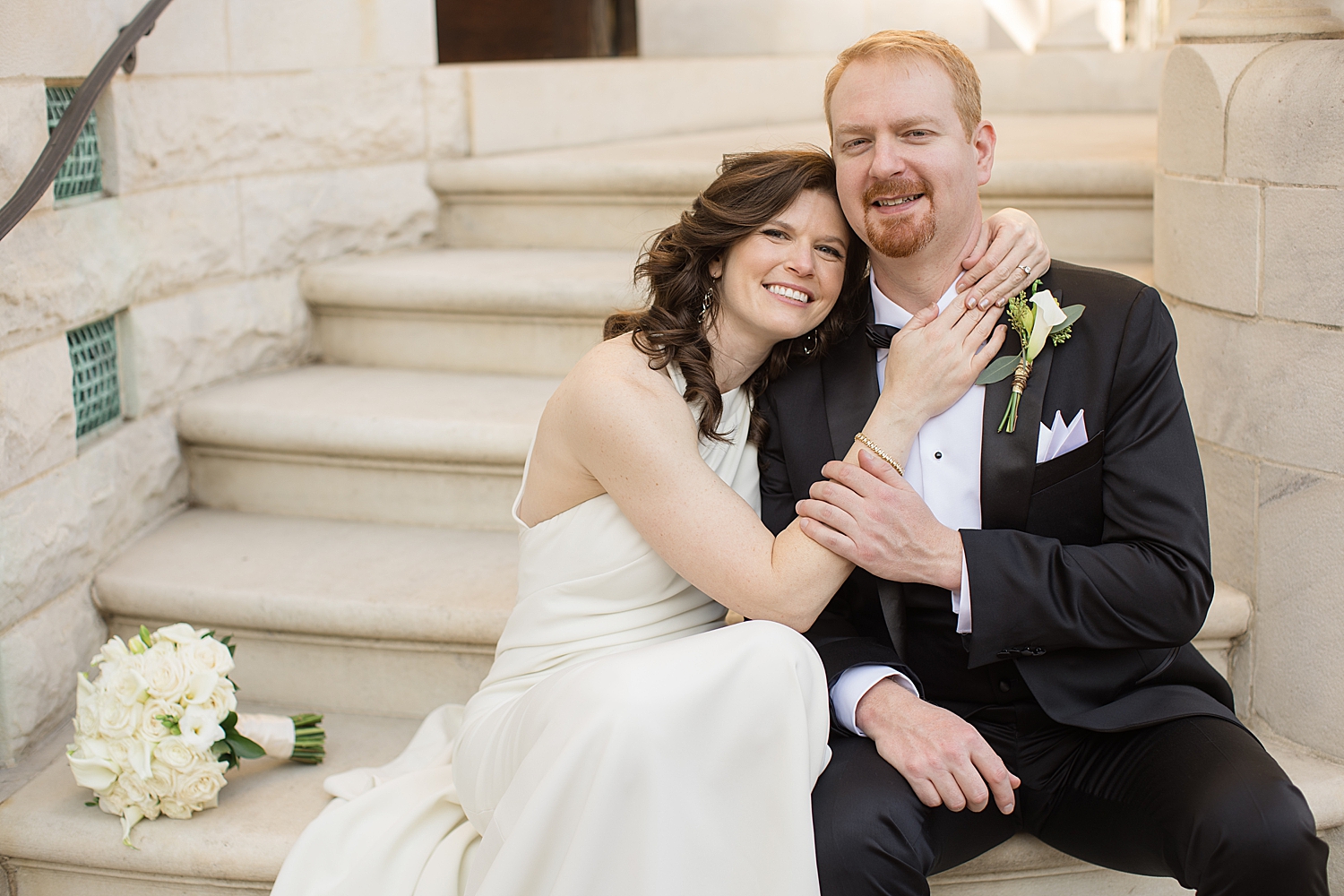 bride and groom portrait baltimore maryland