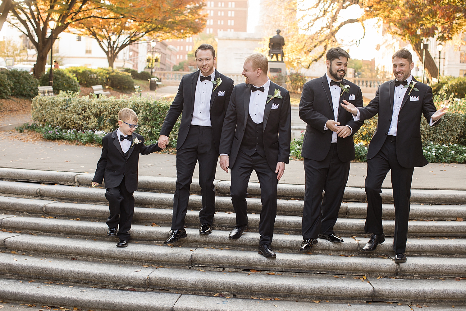 groomsmen portrait