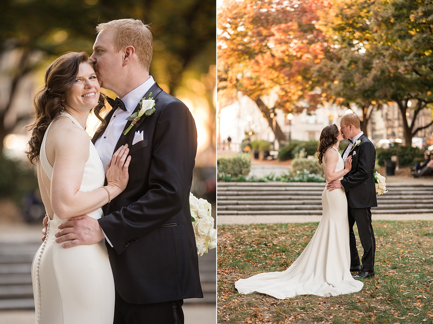 bride and groom portrait