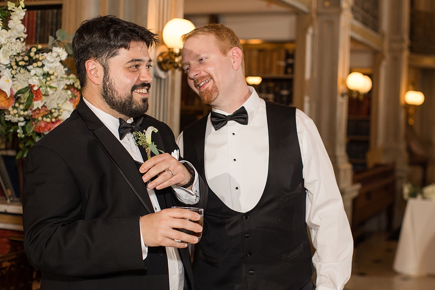 candid wedding guests dancing