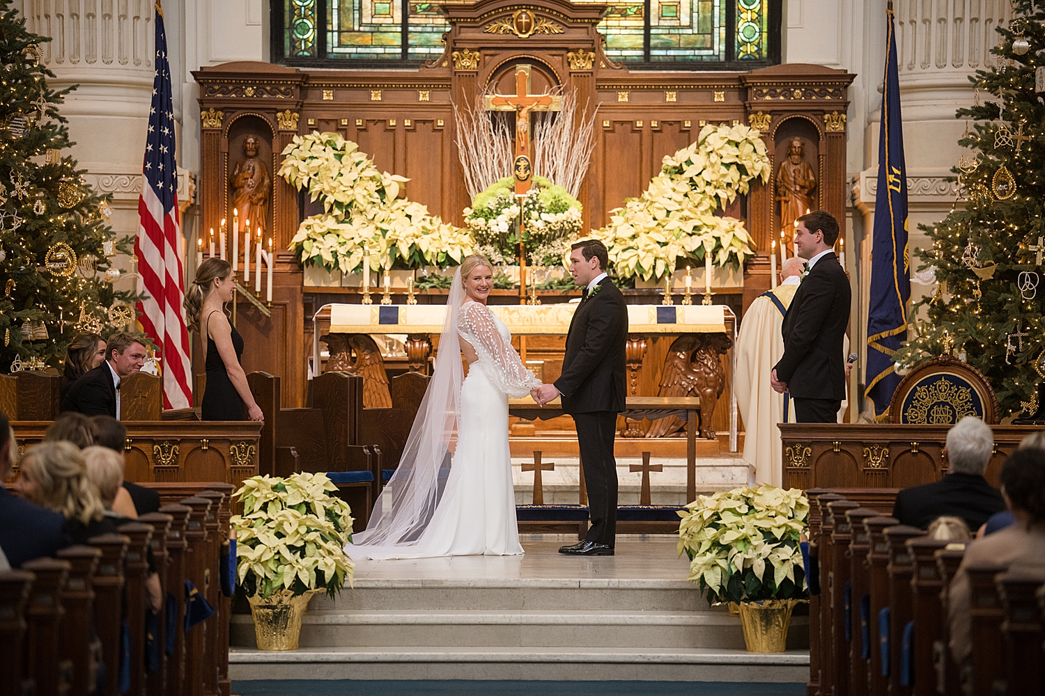 usna chapel christmas wedding