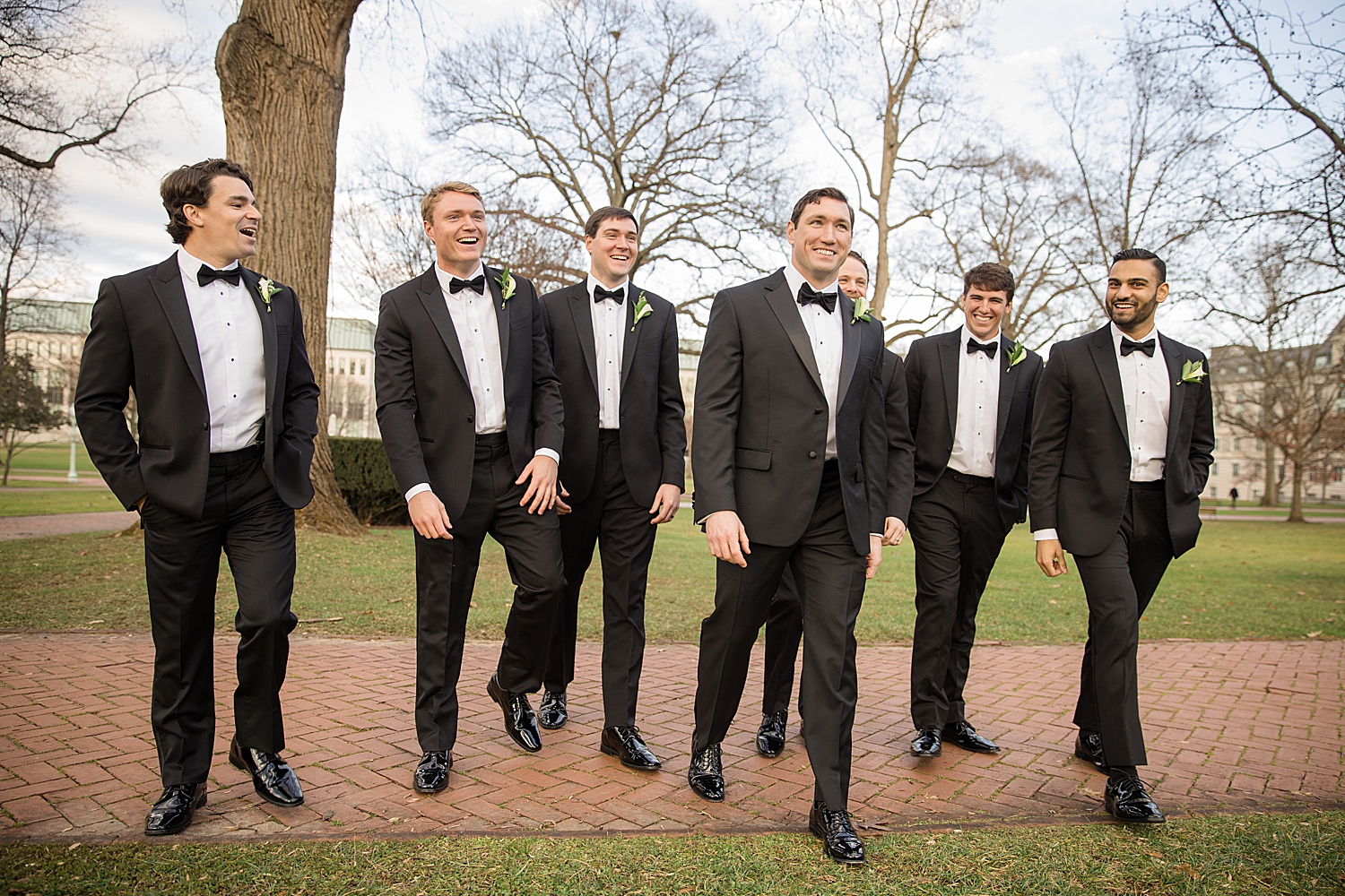 groom and groomsmen