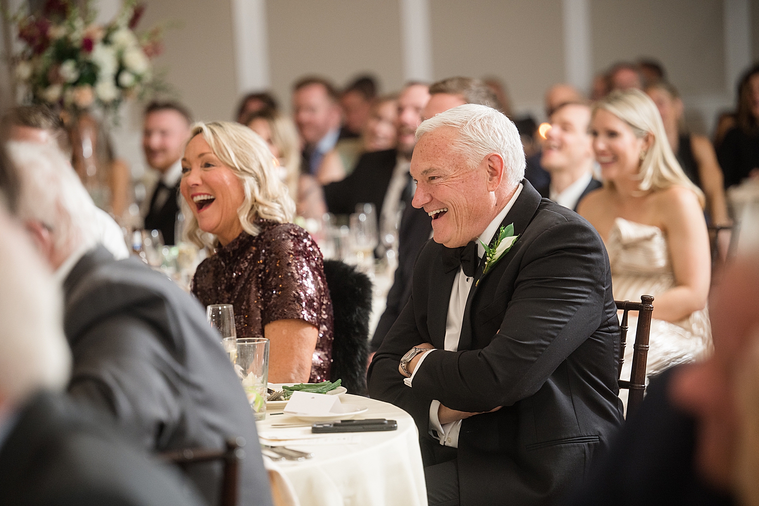 reactions to wedding toasts from guests