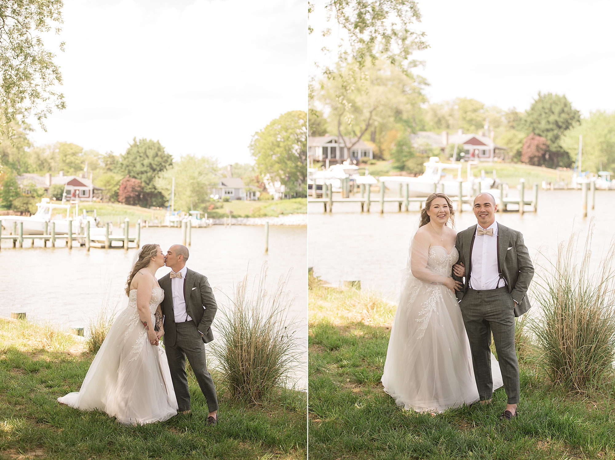 Annapolis Maritime Museum spring wedding on the docks