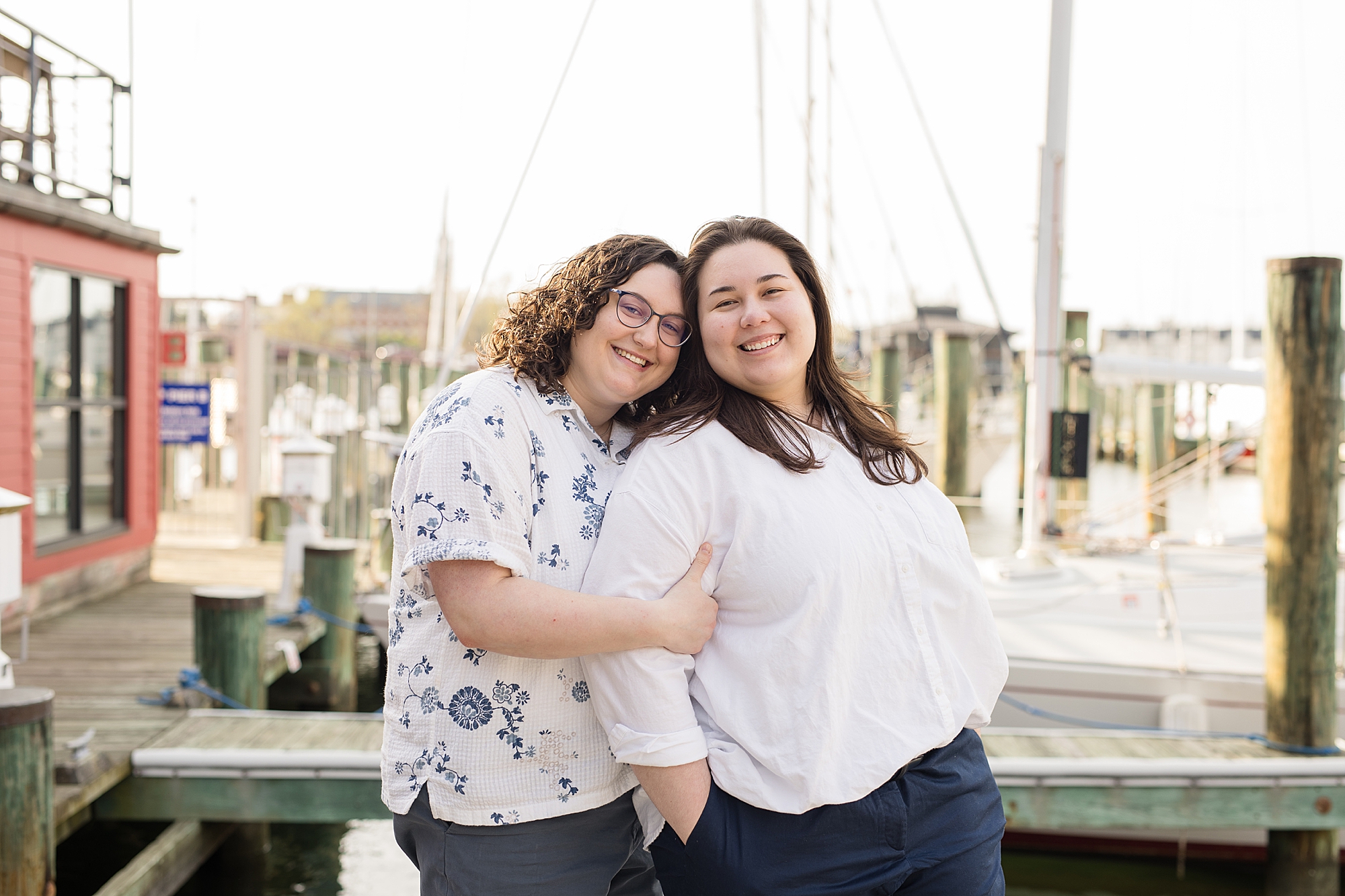 Eastport Annapolis queer engagement photographer