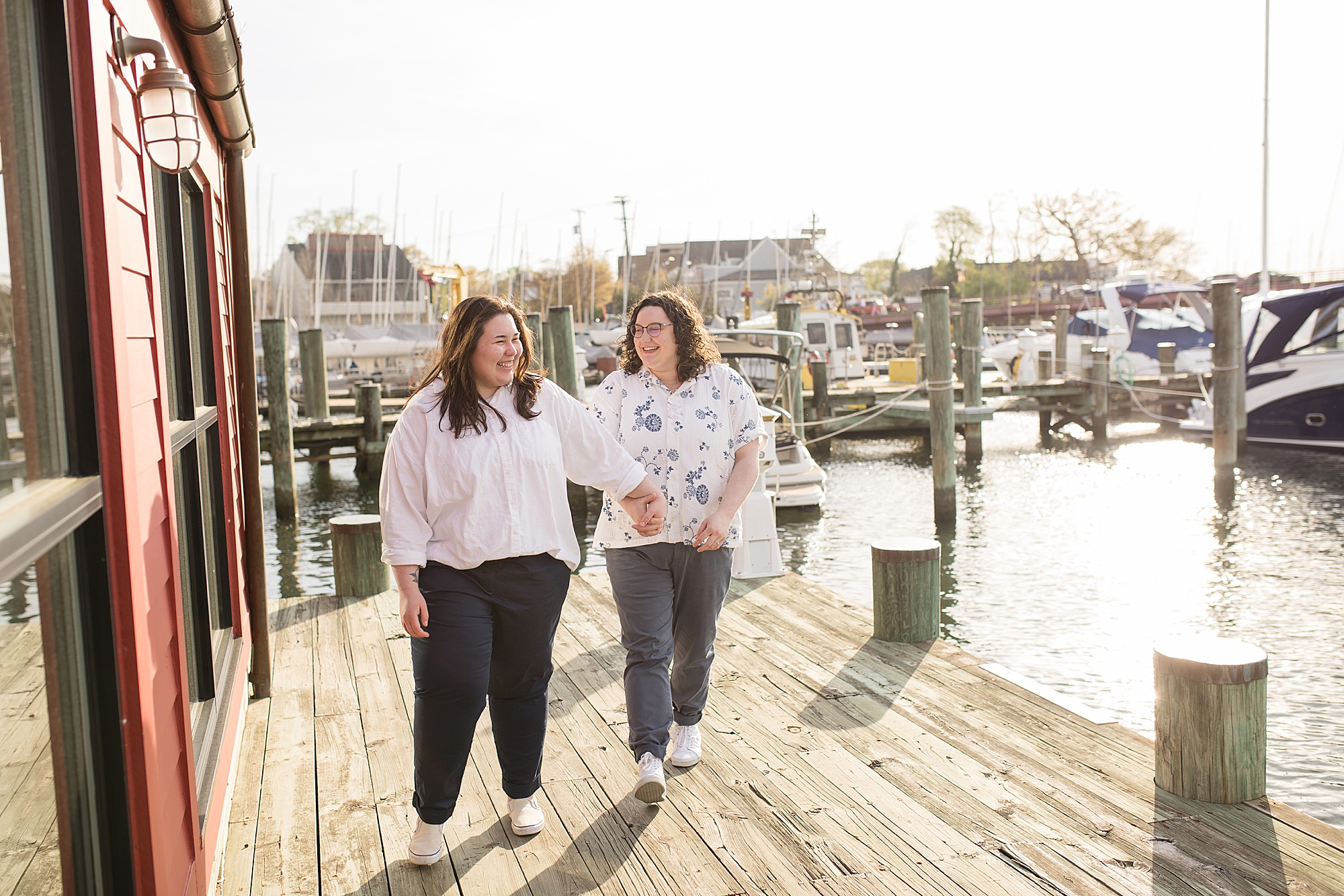 Eastport Annapolis queer engagement photographer