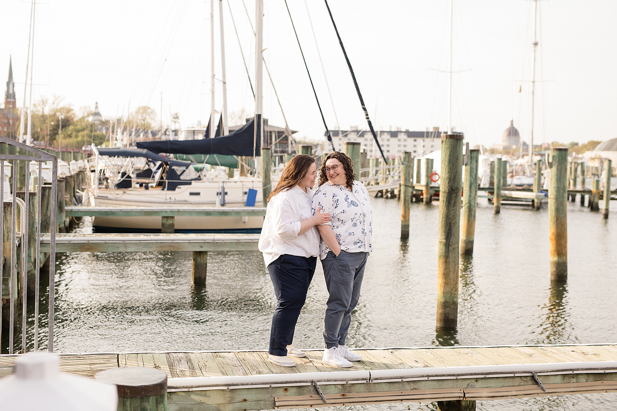 Eastport Annapolis queer engagement photographer
