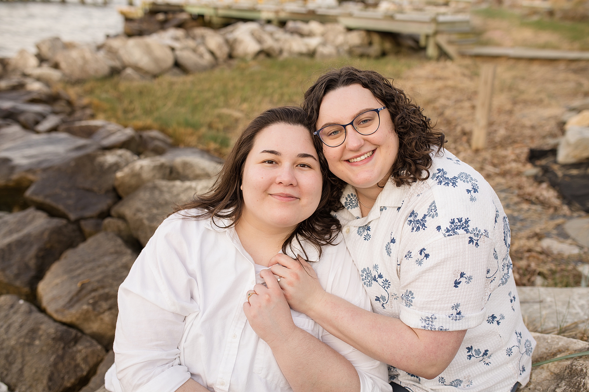 Maryland beach LGBTQ engagement photographer