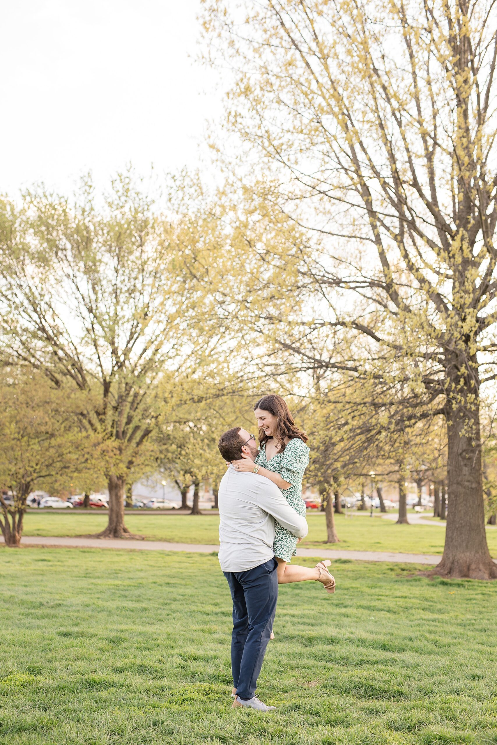 Patterson Park Cherry Blossom Love Session