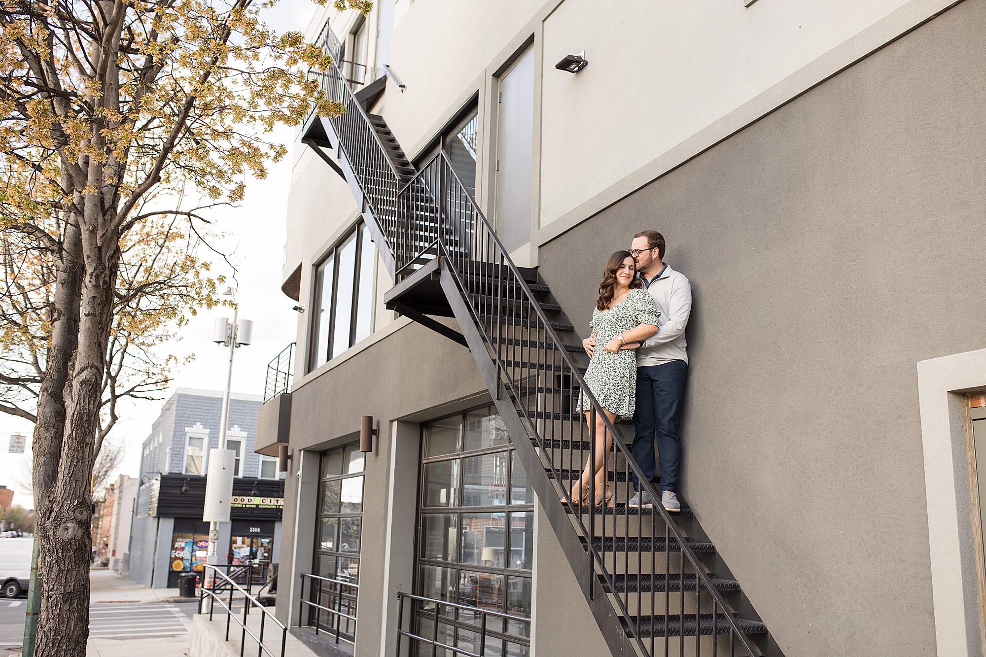 Baltimore Cherry Blossom Engagement Session