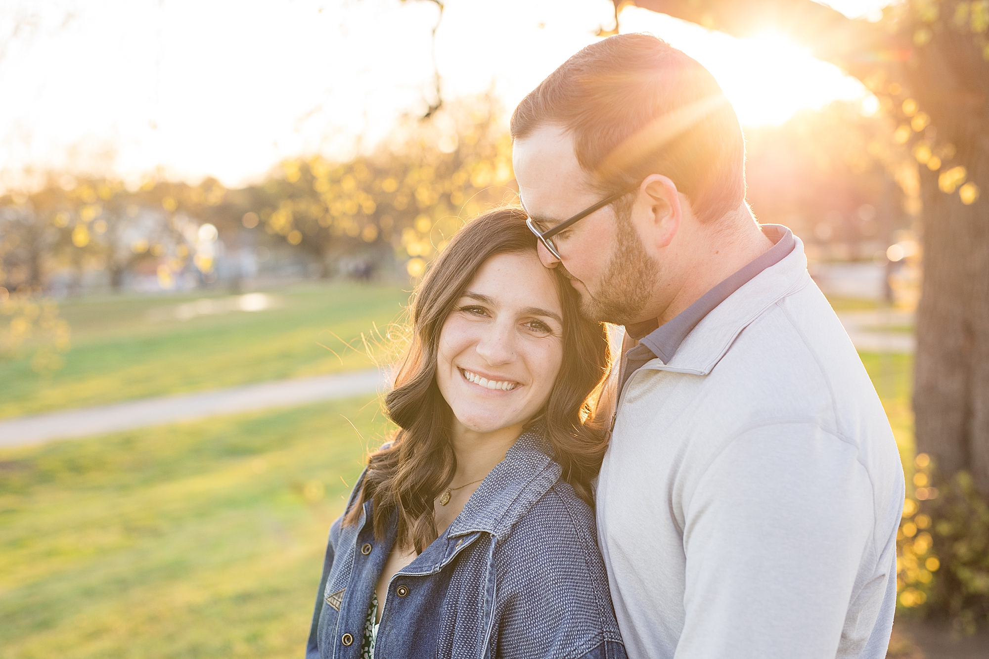 Baltimore Cherry Blossom Engagement Session